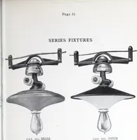 An illustration from Street lighting brackets and center span fixtures for Mazda lamps. (1916)