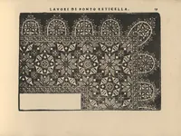 An illustration from Teatro delle nobili et virtvose donne dove si rappresentano vary disegni di lauori nouamente (1891)