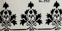 An illustration from The Alabastine Stencil Catalog (1920)