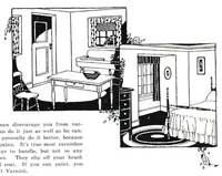 An illustration from The diary of the house in the woods. (1925)