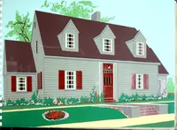 An illustration from The Home of To-Day Created by Sherwin-Williams (1930)
