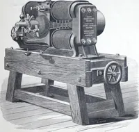 An illustration from The Maxim Electric Light and Power Co., Philadelphia. (1882)