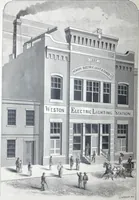 An illustration from The Maxim Electric Light and Power Co., Philadelphia. (1882)