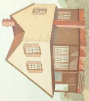 An illustration from The painting of the house. (1899)
