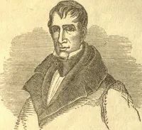 An illustration from The phrenological characters and talents of Henry Clay, Daniel Webster, John Quincy Adams, Wlliam Henry Harrison, and Andrew Jackson : as given by the most distinguished phrenologists in the United States, also notes on the same, with a brief analysis of the fundamental powers of the human mind as manifested through the brain (1844)