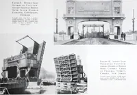 An illustration from The Strauss Bascule Bridge Company, Inc., engineers and designers of trunnion, bascule and direct lift bridges. (1920)