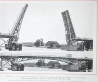 An illustration from The Strauss Bascule Bridge Company, Inc., engineers and designers of trunnion, bascule and direct lift bridges. (1920)