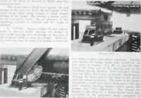 An illustration from The Strauss Bascule Bridge Company, Inc., engineers and designers of trunnion, bascule and direct lift bridges. (1920)