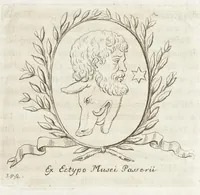 Picture 1 of 9 from Thesaurus gemmarum antiquarum astriferarum quae e compluribus dactyliothecis selectae aereis tabulis CC. insculptae observationibus inlustrantur adiectis parergis LX. Atlante Farnesiano prolegomenis. Diatribis III. Dissertationibu​s XV. et indicibus. Volumen II (1750), leaf 47