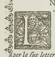 An illustration from Ghirlanda di sei vaghi fiori scielti da piu famosi giardini d'Italia : belle lettere, dotte sententie, novi merli, moderne mansioni, leggiadri lavori, usati numeri : raccolti da Pietro Paolo Tozzi (1616)