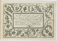 An illustration from Ghirlanda di sei vaghi fiori scielti da piu famosi giardini d'Italia : belle lettere, dotte sententie, novi merli, moderne mansioni, leggiadri lavori, usati numeri : raccolti da Pietro Paolo Tozzi (1616)