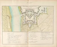 An illustration from Traitté des siéges et de l'attaque des places ; Traitté de la deffense des places, between 1700 and 1707? (1700)