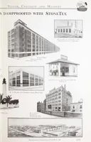 Picture 12 of 18 from Truscon stone tex, a protective coating made especially for damproofing and beautifying concrete, stucco, brick and masonry exterior walls. (1926), leaf 18