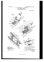 An illustration from US Patent 853,647, Type-Casting Mold (1907)