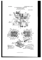 An illustration from US Patent 853,647, Type-Casting Mold (1907)