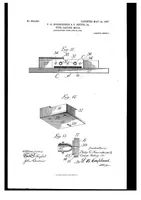 An illustration from US Patent 853,647, Type-Casting Mold (1907)