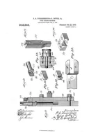 An illustration from US Patent 913,546, Type-Casting Machine (1909)