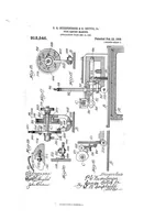 An illustration from US Patent 913,546, Type-Casting Machine (1909)