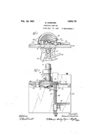 An illustration from US Patent 1, 618, 170. Composing-Room Saw [workholding clamp] (1927)