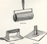An illustration from Portland cement sidewalk construction (1909)