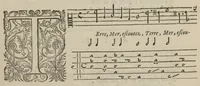 An illustration from Airs de cour avec la tablature de luth de Anthoine de Boesset, surintendant de la musique de la Chambre du Roy, & de la Reyne. Seiziesme livre. (1643)