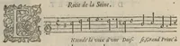 An illustration from Airs de cour avec la tablature de luth de Anthoine de Boesset, surintendant de la musique de la Chambre du Roy, & de la Reyne. Seiziesme livre. (1643)