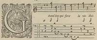 An illustration from Airs de cour avec la tablature de luth de Anthoine de Boesset, surintendant de la musique de la Chambre du Roy, & de la Reyne. Seiziesme livre. (1643)