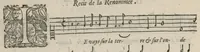 An illustration from Airs de cour avec la tablature de luth de Anthoine de Boesset, surintendant de la musique de la Chambre du Roy, & de la Reyne. Seiziesme livre. (1643)