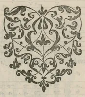 An illustration from Airs de cour avec la tablature de luth de Anthoine de Boesset, surintendant de la musique de la Chambre du Roy, & de la Reyne. Seiziesme livre. (1643)