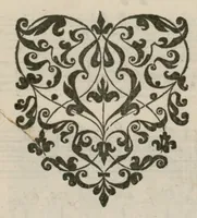 An illustration from Airs de cour avec la tablature de luth de Anthoine de Boesset, surintendant de la musique de la Chambre du Roy, & de la Reyne. Seiziesme livre. (1643)