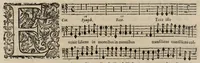 An illustration from Motets pour la chapelle du Roy, mis en musique, par Monsieur Du Mont abbé de Silly, & maistre de la musique, de ladite chapelle. Basse du grand choeur. (1686)