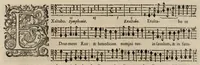 An illustration from Motets pour la chapelle du Roy, mis en musique, par Monsieur Du Mont abbé de Silly, & maistre de la musique, de ladite chapelle. Basse du grand choeur. (1686)