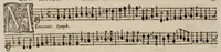 An illustration from Motets pour la chapelle du Roy, mis en musique, par Monsieur Du Mont abbé de Silly, & maistre de la musique, de ladite chapelle. Premier dessus de violon. (1686)