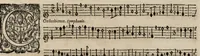 An illustration from Motets pour la chapelle du Roy, mis en musique, par Monsieur Du Mont abbé de Silly, & maistre de la musique, de ladite chapelle. Second dessus de violon. (1686)
