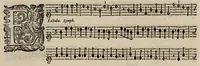 An illustration from Motets pour la chapelle du Roy, mis en musique, par Monsieur Du Mont abbé de Silly, & maistre de la musique, de ladite chapelle. Second dessus de violon. (1686)