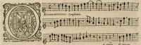 An illustration from Motets pour la chapelle du Roy, mis en musique, par Monsieur Du Mont abbé de Silly, & maistre de la musique, de ladite chapelle. Second dessus de violon. (1686)