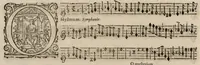 An illustration from Motets pour la chapelle du Roy, mis en musique, par Monsieur Du Mont abbé de Silly, & maistre de la musique, de ladite chapelle. Second dessus de violon. (1686)