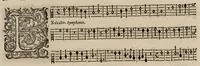 An illustration from Motets pour la chapelle du Roy, mis en musique, par Monsieur Du Mont abbé de Silly, & maistre de la musique, de ladite chapelle. Haute-contre de violon. (1686)