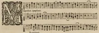 An illustration from Motets pour la chapelle du Roy, mis en musique, par Monsieur Du Mont abbé de Silly, & maistre de la musique, de ladite chapelle. Haute-contre de violon. (1686)