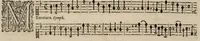 An illustration from Motets pour la chapelle du Roy, mis en musique, par Monsieur Du Mont abbé de Silly, & maistre de la musique, de ladite chapelle. Haute-contre de violon. (1686)