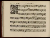 An illustration from Motets pour la chapelle du Roy, mis en musique, par Monsieur Du Mont abbé de Silly, & maistre de la musique, de ladite chapelle. Basse de violon. (1686)