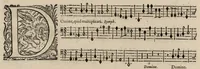 An illustration from Motets pour la chapelle du Roy, mis en musique, par Monsieur Du Mont abbé de Silly, & maistre de la musique, de ladite chapelle. Basse de violon. (1686)