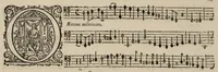 An illustration from Motets pour la chapelle du Roy, mis en musique, par Monsieur Du Mont abbé de Silly, & maistre de la musique, de ladite chapelle. Basse de violon. (1686)