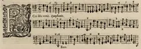 An illustration from Motets pour la chapelle du Roy, mis en musique, par Monsieur Du Mont abbé de Silly, & maistre de la musique, de ladite chapelle. Basse-continue pour l'orgue. (1686)