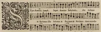 An illustration from Motets pour la chapelle du Roy, mis en musique, par Monsieur Du Mont abbé de Silly, & maistre de la musique, de ladite chapelle. Haute-contre du petit choeur. (1686)