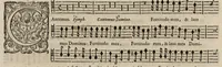 An illustration from Motets pour la chapelle du Roy, mis en musique, par Monsieur Du Mont abbé de Silly, & maistre de la musique, de ladite chapelle. Haute-taille du petit choeur. (1686)