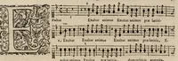 An illustration from Motets pour la chapelle du Roy, mis en musique, par Monsieur Du Mont abbé de Silly, & maistre de la musique, de ladite chapelle. Haute-taille du petit choeur. (1686)