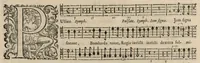 An illustration from Motets pour la chapelle du Roy, mis en musique, par Monsieur Du Mont abbé de Silly, & maistre de la musique, de ladite chapelle. Haute-taille du petit choeur. (1686)