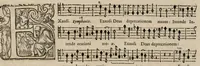 An illustration from Motets pour la chapelle du Roy, mis en musique, par Monsieur Du Mont abbé de Silly, & maistre de la musique, de ladite chapelle. Basse-taille du petit choeur. (1686)