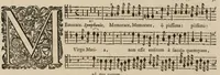 An illustration from Motets pour la chapelle du Roy, mis en musique, par Monsieur Du Mont abbé de Silly, & maistre de la musique, de ladite chapelle. Basse-taille du petit choeur. (1686)
